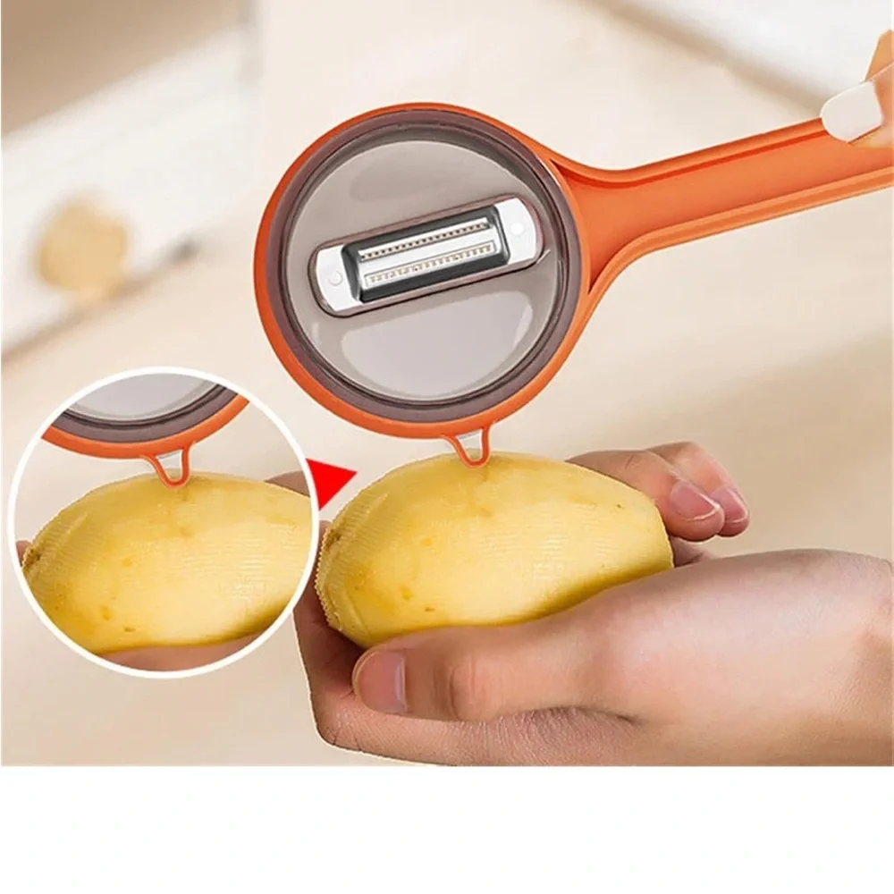 Orange Splash Proof Paring Knife